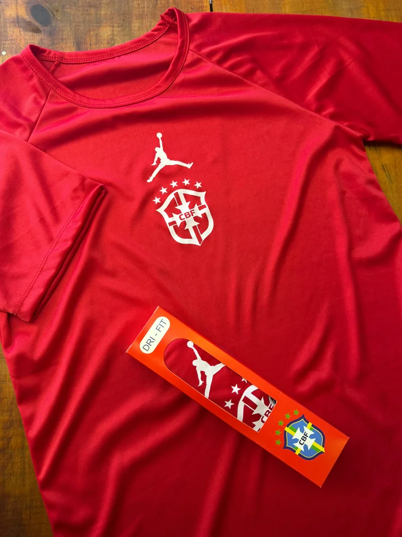 Dri Fit Brasil Vermelha Front