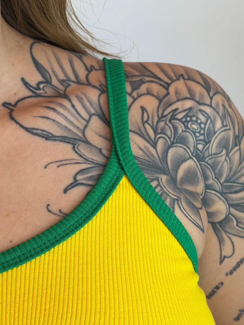 Cropped Amarelo Side