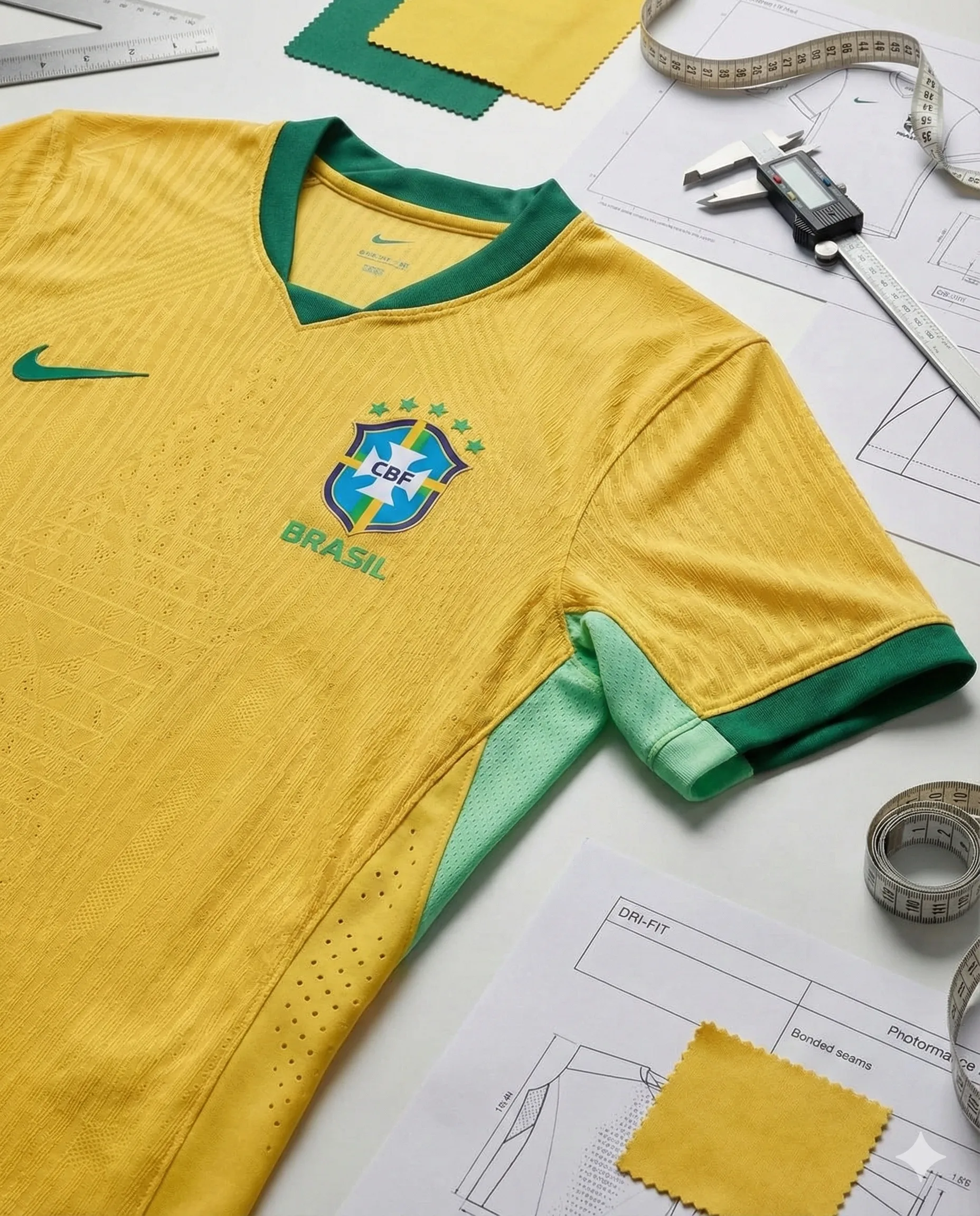 Cropped Azul Algodão Technology Detail